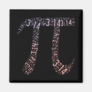 Imán Matemáticas de dígitos de símbolos de Pi de degrad