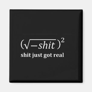 Imán Matemáticas Divertidas Acaban de ser Reales, Ecuac