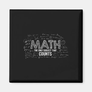 Imán Matemáticas Divertidas Es El Único Tema Que Cuenta