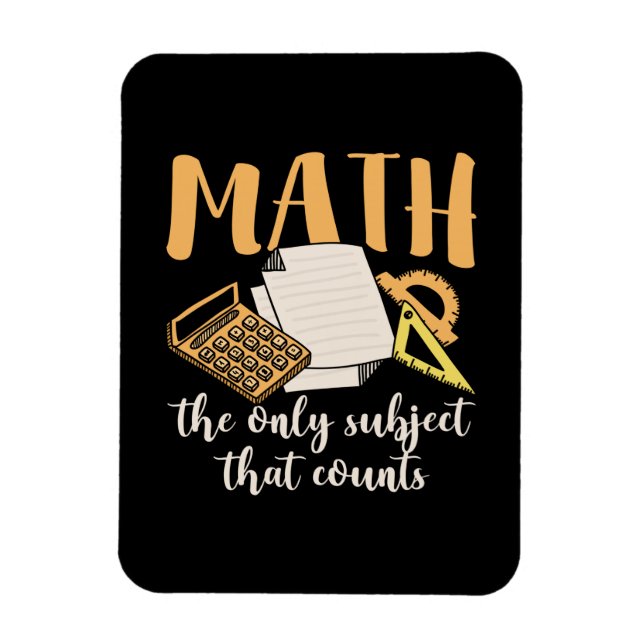Imán Matemáticas Maestras El Único Asunto (Vertical)