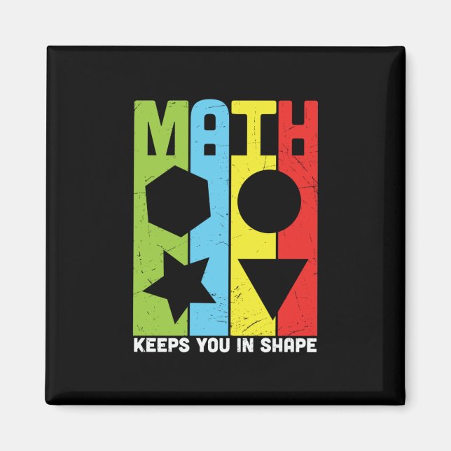Imán Matemáticas Te Mantienen En Forma (Frente)