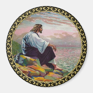 Imán Mateo 14:22-23 Jesús reza él mismo junto al mar