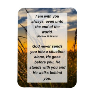 Imán Mateo 28:20 Siempre estoy contigo