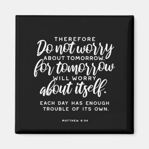 Imán Mateo 6:34 Verso de la Biblia