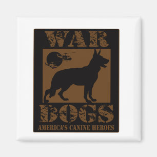 Imán Material gráfico de perros-guerra