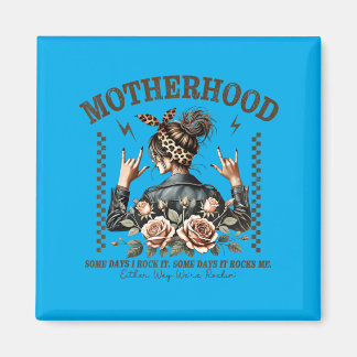 Imán Maternidad Retro Divertido Día de las Madres Rock
