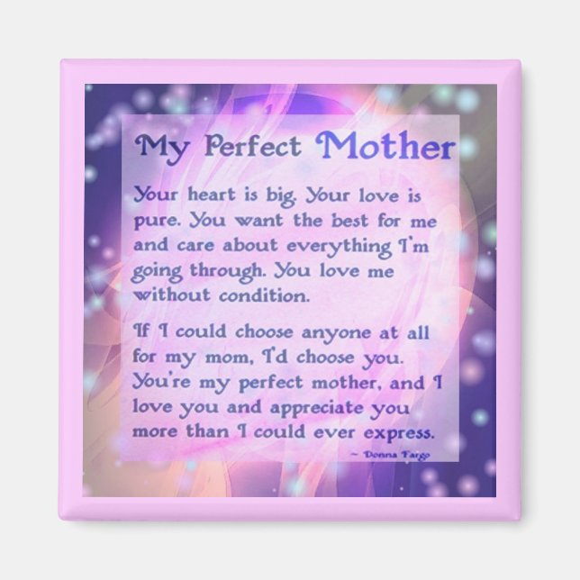 Imán materno perfecto (Frente)