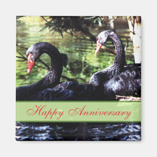 Imán Mates for Life Black Swans Aniversario de Magnet
