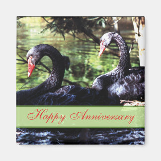 Imán Mates for Life Black Swans Aniversario de Magnet