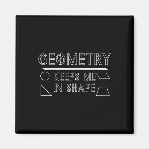 Imán Math Geek Geometry Teacher Phrase Gym Diciendo Gra