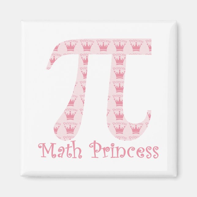 Imán Math Princess Pi (Frente)