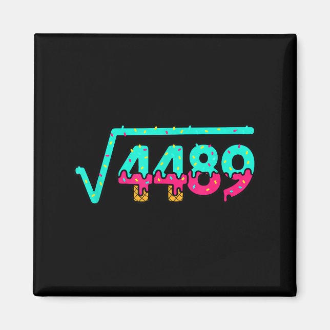 Imán Mathematics Radical 4489, Playful Donut Numbers Ma (Frente)