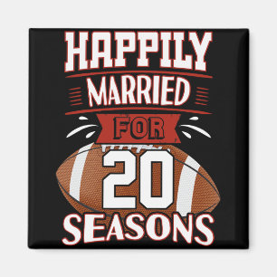 Imán Matrimonio de 20 años - Idea de regalo de 20 años