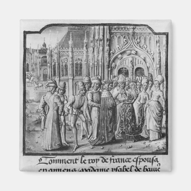 Imán Matrimonio de Carlos VI Rey de Francia (Frente)