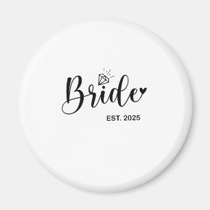 Imán Matrimonio de la Invitación Primaria de Novia 2025