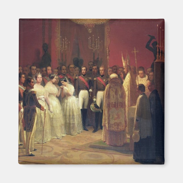 Imán Matrimonios de la reina Isabel II (Frente)