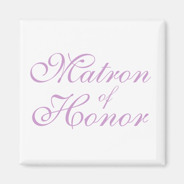 Imán Matrón de honor (Frente)