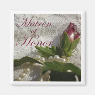 Imán Matrón de Honor Favor Magnet