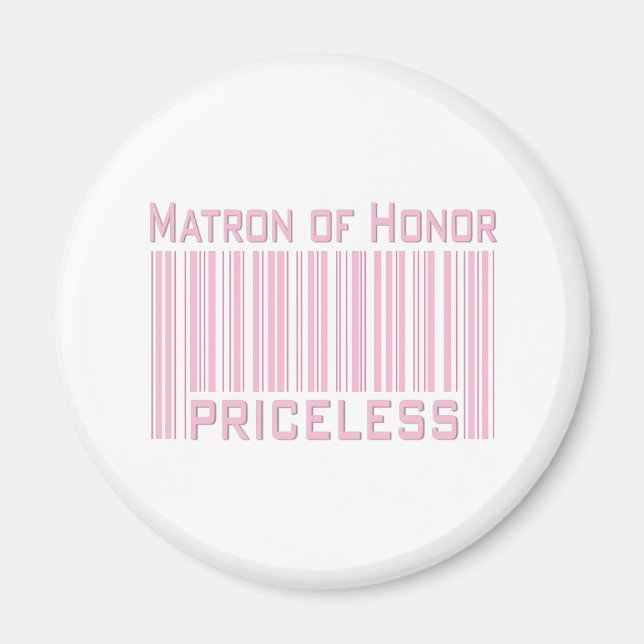 Imán Matrón de honor invalorable (Frente)