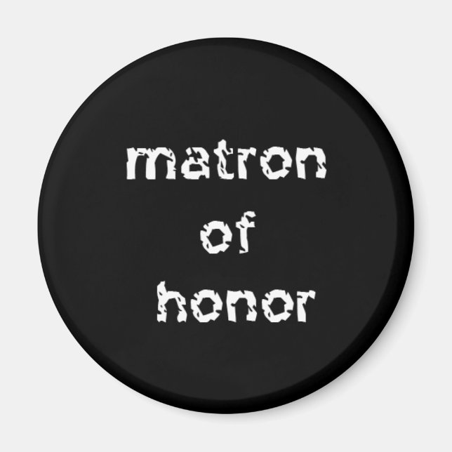 Imán Matron of Honor (Frente)