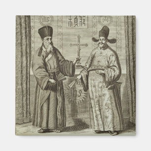 Imán Matteo Ricci (1552-1610) y Paulus Li, de 'Chin'