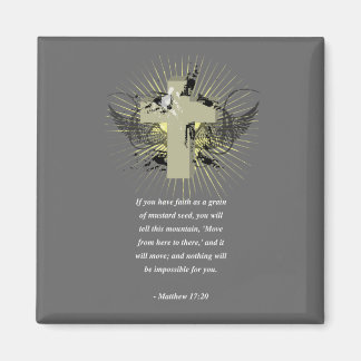 Imán MATTHEW 17:20 Biblia Verse