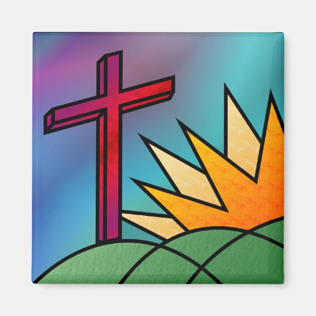 Imán matutino de Pascua (Frente)