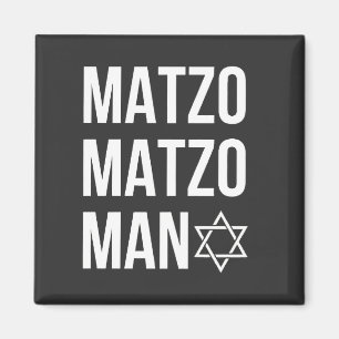 Imán Matzo Matzo Man Hanukkah judío