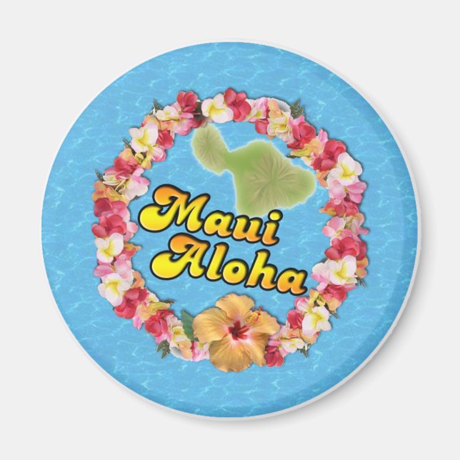Imán Maui Aloha (Frente)