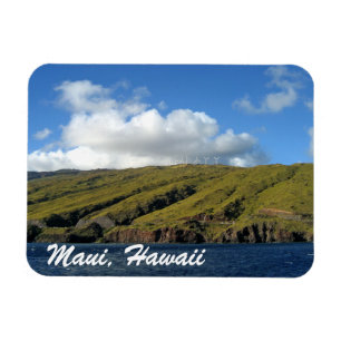 Imán Maui Hawaii Hermosa Fotografía de las Montañas O