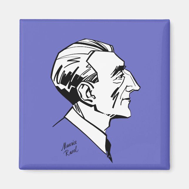 Imán Maurice Ravel (Frente)