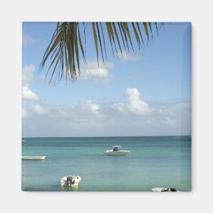 Imán Mauritius, Grand Baie. Barcos anclados en el