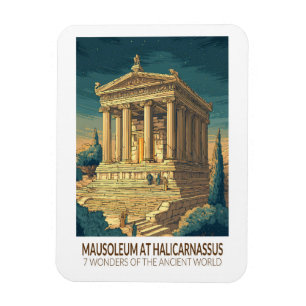 Imán Mausoleo de Halicarnaso 7 Maravillas del Mundo