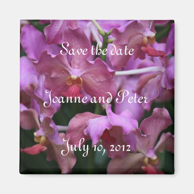 Imán Mauve Singapore Orchid Magnet (Frente)