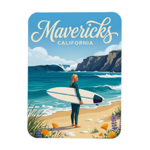 Imán Mavericks, Half Moon Bay California