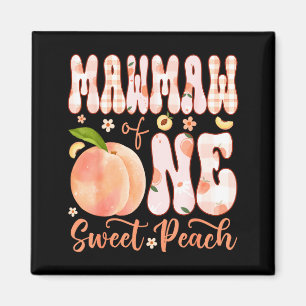 Imán Mawmaw de una dulce melocotón fiesta de cumpleaños