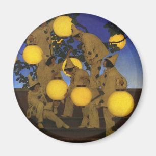 Imán Maxfield Parrish Los portadores de linternas 1908