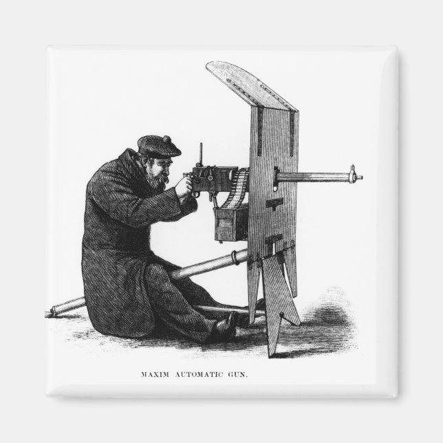 Imán Maxim Gun Automático (Frente)