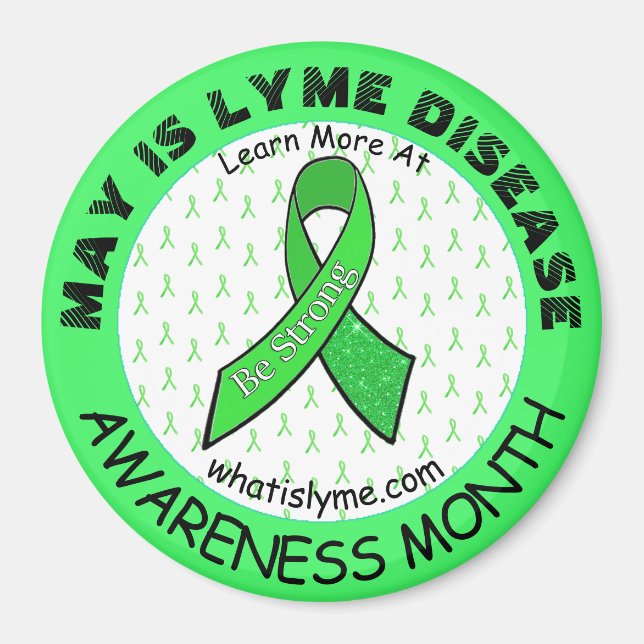 Imán May es Lyme Disease Awareness Mes de concientizaci (Frente)