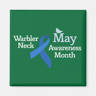 Imán May Warbler Neck Awareness Month