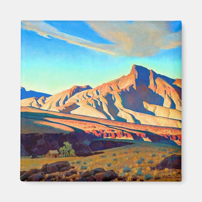 Imán Maynard Dixon hogar de la rata del desierto (Frente)