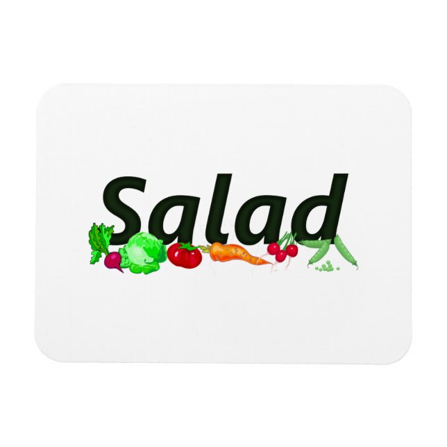 Imán Mayo es el mes nacional de la ensalada con verdura (Horizontal)