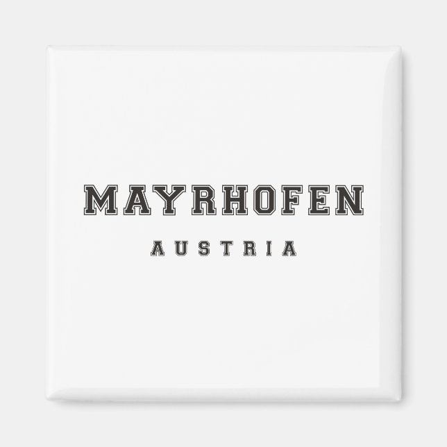 Imán Mayrhofen Austria (Frente)