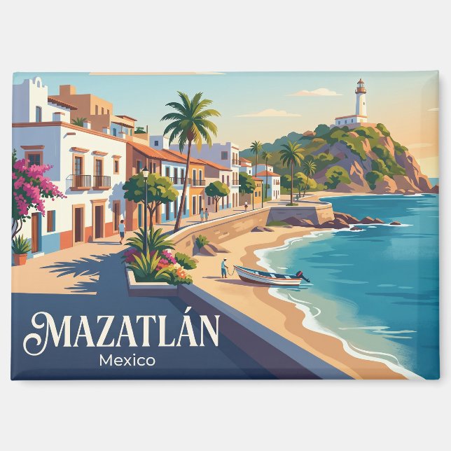 Imán Mazatlán México (Anverso)