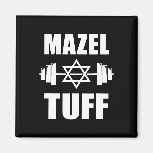 Imán Mazel Tuff Funny Jewish Workout (Frente)