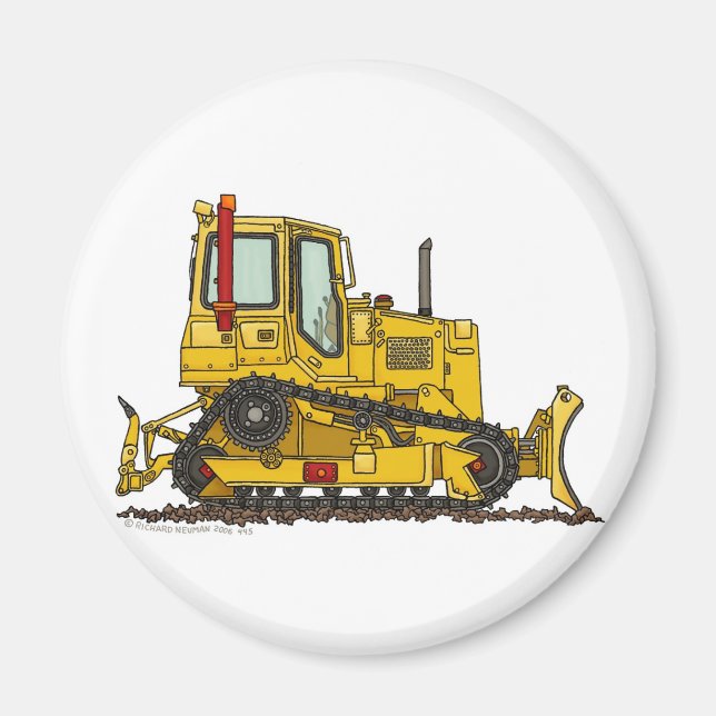 Imán Mazo de construcción del Mover Sucio de Bulldozer  (Frente)