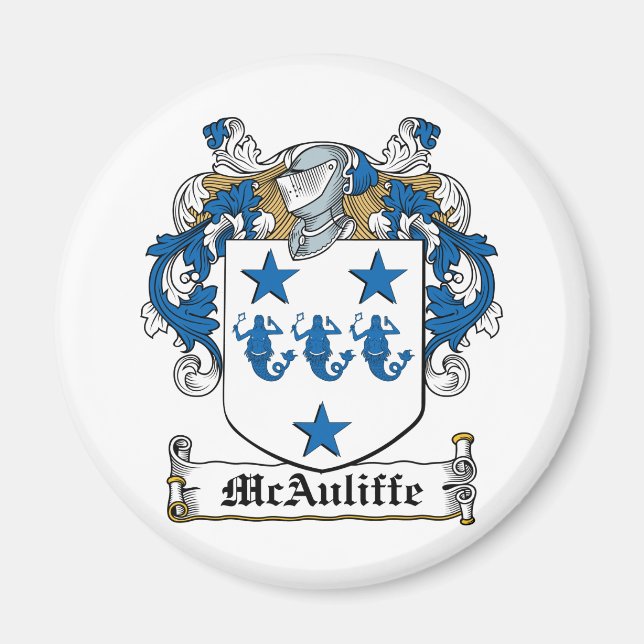 Imán McAuliffe Family Crest (Frente)