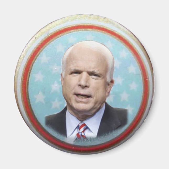 Imán McCain Retro Stylec Magnet (Frente)