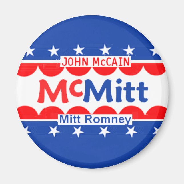 Imán McCain Romney Magnet (Frente)