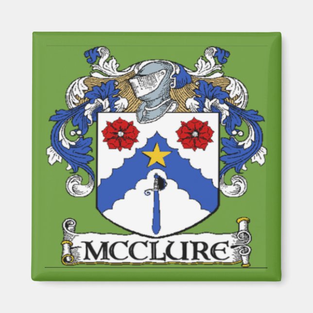 Imán McClure Coat of Arms Magnet (Frente)